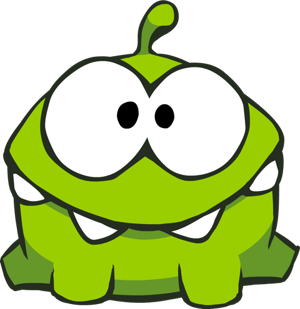 This is the Avatar Image for the Om Nom AI Voice and Text to Speech Generator